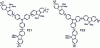 Figure 7 - Chemical structure of oligophenylene dendrimer compounds with triphenylamine (F21) or N-phenylcarbazole (F22) cores