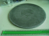 Figure 10 - Composite disc 30 cm in diameter and 12 mm thick, containing the equivalent of 600 Nl of hydrogen