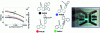 Figure 16 - Structures of PHC22, PHC29-PHC30 obtained by X-ray diffraction, EQE of D46 and D56-D58 diodes, and photograph of a device