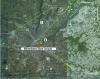 Figure 1 - Using KML to draw tours on Google Earth