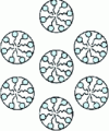 Figure 10 - Hexagonal micelle assembly