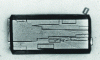 Figure 5 - Epitaxial* nucleation and growth of dihydrate on an anhydrous uric acid single crystal (from [8])* Epitaxy is heterogeneous nucleation followed by growth involving mutual orientation between crystals of different natures.