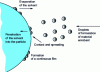 Figure 18 - Spray-coating film formation on solid particles