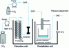 Figure 24 - Experimental apparatus for implementing the RESS process: schematic diagram