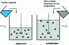 Figure 9 - Schematic diagram of the hot melt encapsulation process