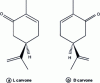 Figure 6 - Enantiomer of the carvone molecule