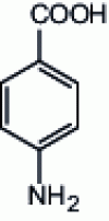 Figure 8 - Chemical structure of p-aminobenzoic acid