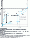 Figure 5 - Sorption isotherms for crystallization with possible presence of an amorphous form