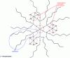 Figure 6 - Possible structure of a multinuclear network {ML3}n[49] (© The Royal Society of Chemistry)