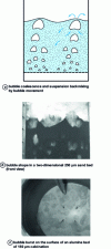 Figure 8 - Bullage in fluidized beds