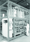 Figure 8 - Absorption scrubber cooled with liquid nitrogen (Air Liquide document)