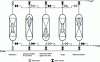 Figure 7 - Schematic diagram of a PSA with five adsorbers