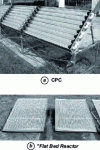 Figure 10 - Examples of reactors (3 m2 reflection surface) (images courtesy of the Royal Society of Chemistry)