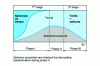 Figure 8 - Relative proportion of constituents after cooling to room temperature as a function of isothermal holding time t in the upper bainitic range (from [24])