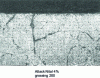 Figure 47 - bainitic transformations (black) in a carbonitride layer