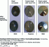 Figure 14 - Qualitative industrial mechanical tests on XC68 steel disc (according to [115])