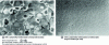 Figure 3 - Morphology of composite films obtained from titanium tetra-n-butoxide blended with two different acrylic polymer matrices