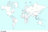 Figure 1 - World map of tin deposits