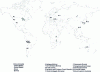 Figure 1 - Location of some bismuth deposits