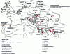 Figure 2 - Magnesite deposits and companies in Europe