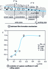 Figure 7 - Lubrication with oil-in-water emulsions, according to [5]