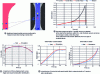 Figure 11 - Example of the combined use of force-displacement curves and local displacement measurements to identify behavior and damage parameters