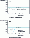 Figure 3 - Dynamic microstructural evolution of the α-phase in TA6V