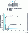 Figure 9 - Estimation of the maximum equivalent strain stored in the material during forging β