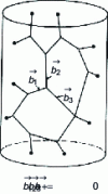 Figure 22 - Dislocation arrangement in an annealed crystal (Frank lattice)