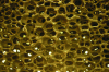 Figure 3 - Macrophotography of a ceramic foam filter (fineness 10 ppi, cells approx. 1 to 2 mm)