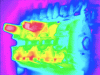 Figure 38 - Thermography of a mold element