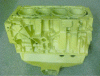 Figure 21 - Resin" part from production tooling