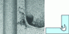 Figure 16 - Corner shrinkage (gravity shell molding with sand core)