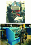 Figure 24 - Grinding trimming stations