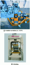 Figure 49 - Two types of routing press (source: SERF)