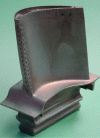Figure 20 - Aircraft engine single-crystal turbine blade (source SNECMA Moteurs)