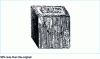 Figure 1 - Macrographic drawing of an iron bar fracture (from [8])