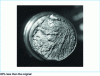 Figure 18 - Sudden fan fracture of a ∅ 40 mm threaded stud in heat-treated medium-hard alloy steel, starting from a thread point with a sharp root.