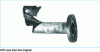 Figure 24 - Sudden ductile fracture of a ∅ 50 mm thin compressed-air pipe due to excess pressure. All-nerve fracture at 20°C