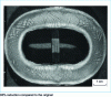 Figure 63 - Vermiculure inside a mild steel chain link that has exceeded its yield strength during service. Potential fragility