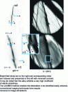 Figure 24 - Characterization of a dislocation in a Cu-Zn-Al alloy