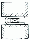 Figure 24 - U-bend test: specimen legs parallel, at a certain distance apart