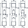 Figure 24 - Notched cylindrical specimens used for local fracture mechanics tests