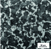 Figure 9 - Ferrito-pearlitic microstructure after slow cooling of austenite (optical microscopy after etching) (IRSID photo)