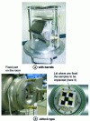 Figure 30 - Examples of a barrel holder and an airlock holder