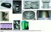 Figure 38 - Photos of steel/polymer sandwich sheets 40 µm/steel