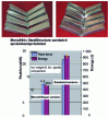 Figure 6 - Comparison between 1.5 mm monolithic steel and a sandwich (0.7 mm steel + 2 mm polymer) for crash testing. 3-point bending test at 8 m/s