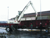 Figure 4 - Unloading a scrap car