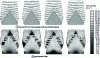 Figure 35 - Successive images of solid and gas flows in the vicinity of the melting zone (after [44])