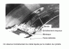 Figure 12 - View of the meniscus on a warm single-cylinder casting model, where steel is simulated by tin.